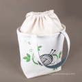 Closure Cotton Canvas Tote Yarn Storage Bags